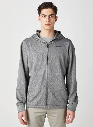 Jachete casual strânsă pe partea de jos gri NIKE bărbat