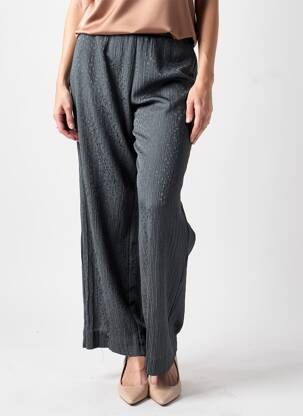 Pantalon drept elasticitate talie înaltă albastru MASSCOB femeie