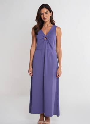 Rochie lungă fără mâneci fără mâneci violet GUITARE femeie