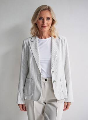 Sacou croială cambrată albastru OLSEN femeie