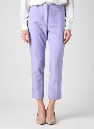 Pantalon 7/8 țesătură poplin mărime normală violet LIU JO femeie