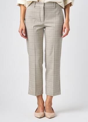 Pantalon 7/8 țesătură poplin mărime normală bej LIU JO femeie