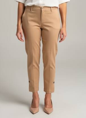 Pantalon 7/8 elasticitate mărime normală bej LIU JO femeie