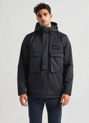 Geacă buzunare negru NIKE bărbat