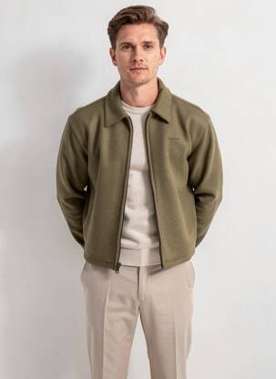 Jachete casual finisaj interior dublat verde GUESS bărbat
