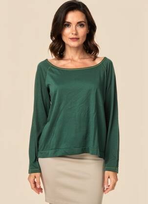 Tricou mâneci lungi mâneci lungi verde PAKO LITTO femeie