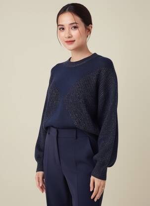 Pulover croială dreaptă mâneci lungi negru CLOSED femeie