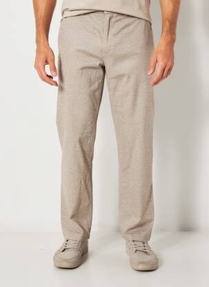 Pantalon drept croială dreaptă mărime normală bej MATINIQUE bărbat