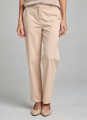 Pantalon drept elasticitate mărime normală bej B.YOUNG femeie