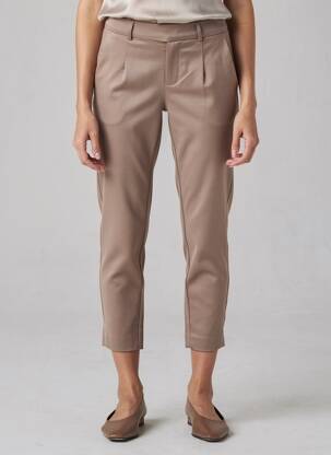 Pantalon 7/8 elasticitate mărime normală maro OBJECT femeie