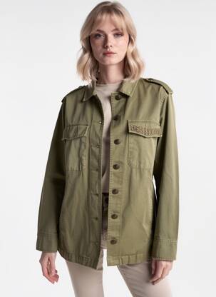 Jachete casual buzunare verde FREEMAN T.PORTER femeie