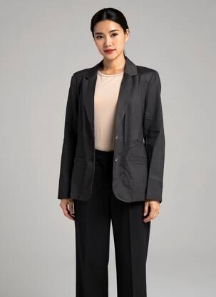 Sacou buzunare negru STREET ONE femeie