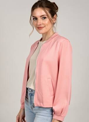 Jachete casual buzunare roz STREET ONE femeie