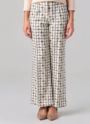 Pantalon evazat talie elastică gri SURKANA femeie