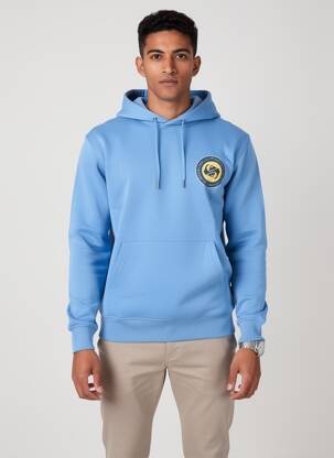 Hanorac cu glugă țesătură jersey mâneci lungi albastru QUIKSILVER bărbat