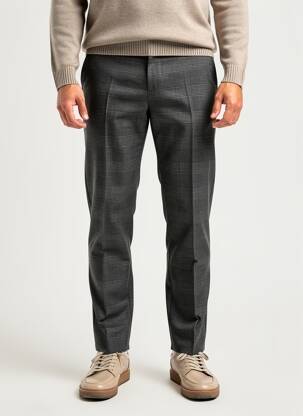 Pantalon slim elasticitate mărime normală gri IMPACT bărbat