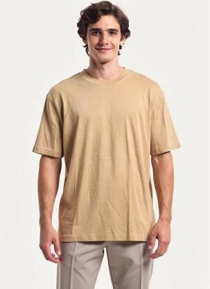 Tricou croială cambrată mâneci scurte bej TIFFOSI bărbat