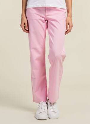 Pantalon drept elasticitate mărime normală roz KAFFE femeie