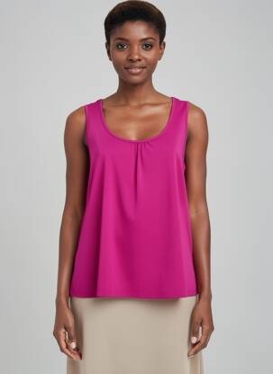 Top elasticitate fără mâneci violet SPG WOMAN femeie