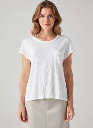 Tricou elasticitate mâneci scurte alb TIFFOSI femeie