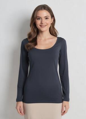 Tricou mâneci lungi mâneci lungi albastru TIFFOSI femeie