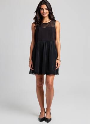 Rochie scurtă fără mâneci fără mâneci negru MOLLY BRACKEN femeie