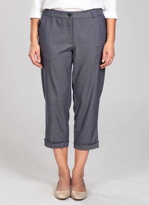 Pantalon 7/8 croială chino albastru LILI SIDONIO femeie