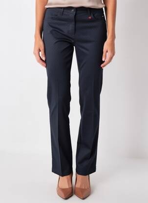 Pantalon slim talie înaltă talie înaltă albastru TONI femeie