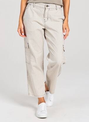 Pantalon cargo mărime normală mărime normală bej YERSE femeie