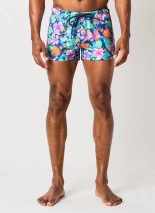 Slip de baie imprimeu floral albastru HOM bărbat