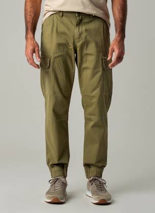 Pantalon cargo strânsă pe partea de jos mărime normală verde BLEND bărbat