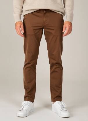 Pantalon chino elasticitate mărime normală maro BENSON & CHERRY bărbat