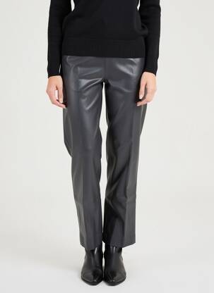 Pantalon drept elasticitate mărime normală gri B.YOUNG femeie