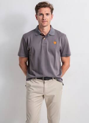 Polo țesătură jersey mâneci scurte gri DIKE bărbat