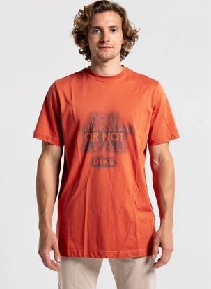 Tricou croială cambrată mâneci scurte portocalie DIKE bărbat