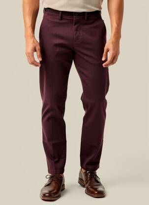 Pantalon chino țesătură melanj talie joasă roșu TOMMY HILFIGER bărbat