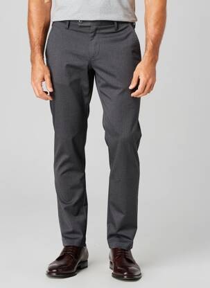 Pantalon slim țesătură melanj mărime normală gri STRELLSON bărbat