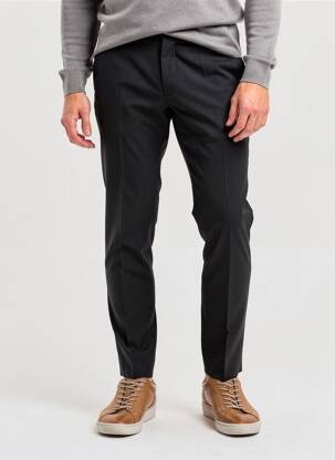 Pantalon slim talie cu cleme mărime normală negru CALVIN KLEIN bărbat