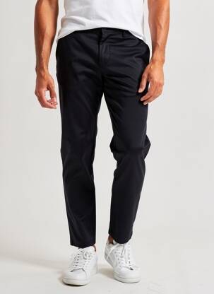 Pantalon chino bio mărime normală negru SELECTED bărbat