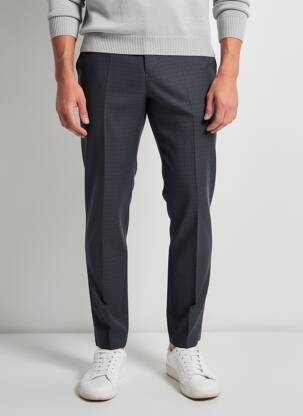 Pantalon slim țesătură melanj mărime normală albastru SCOTCH & SODA bărbat