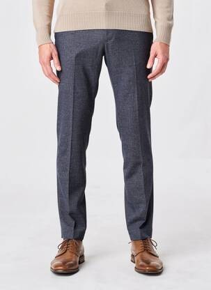 Pantalon slim țesătură melanj mărime normală albastru TOMMY HILFIGER bărbat