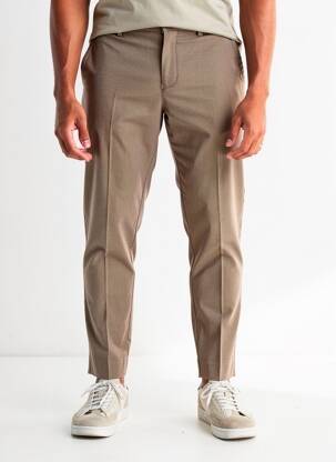 Pantalon chino țesătură melanj mărime normală maro SCOTCH & SODA bărbat