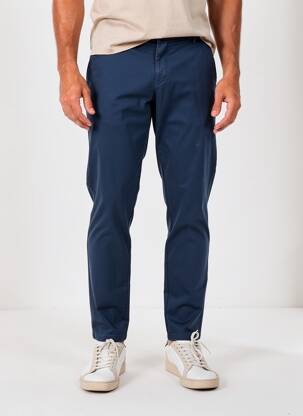 Pantalon chino elasticitate albastru SELECTED bărbat