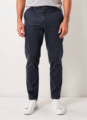 Pantalon chino elasticitate mărime normală albastru TEDDY SMITH bărbat