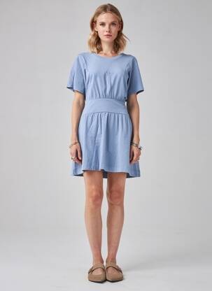 Rochie scurtă mâneci scurte mâneci scurte albastru PEPE JEANS femeie