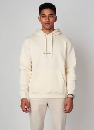 Hanorac cu glugă țesătură jersey mâneci lungi bej JACK & JONES bărbat