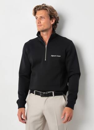 Hanorac broderie mâneci lungi negru JACK & JONES bărbat