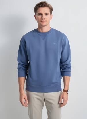 Hanorac elasticitate mâneci lungi albastru PEPE JEANS bărbat