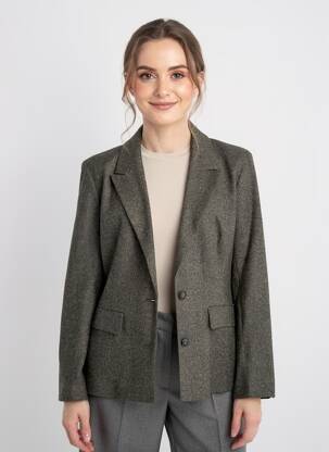 Sacou finisaj interior dublat verde BENSIMON femeie