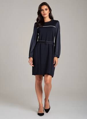 Rochie midi mâneci lungi mâneci lungi albastru SAINT JAMES femeie